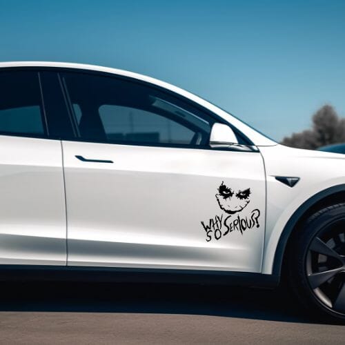 Sticker Auto Joker Why So Serious? diverse nou-adaugat tunning