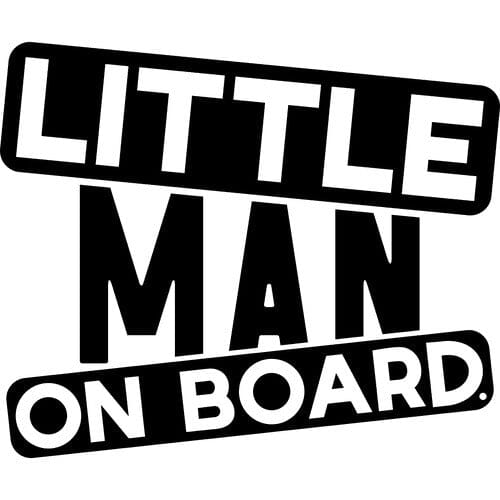 Sticker Auto Little Man On Board - Versiunea 2 baby-on-board diverse