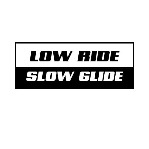 Sticker Auto Low Ride Slow Glide diverse low-ride