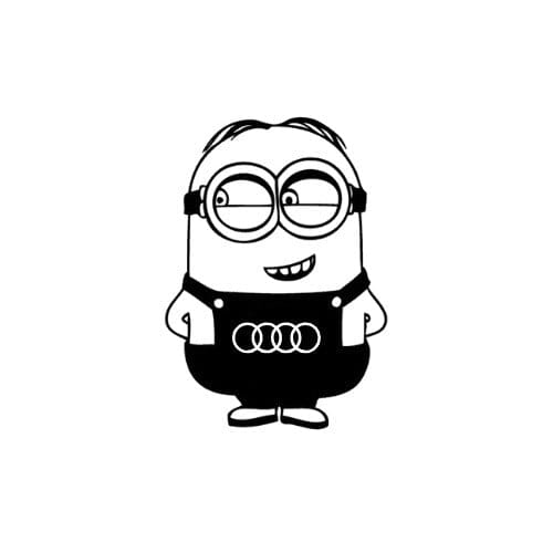 Sticker Auto Minion Audi audi diverse