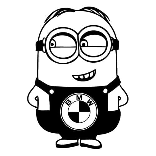 Sticker Auto Minion BMW bmw diverse