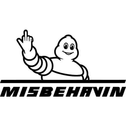 Sticker Auto MISBEHAVIN diverse