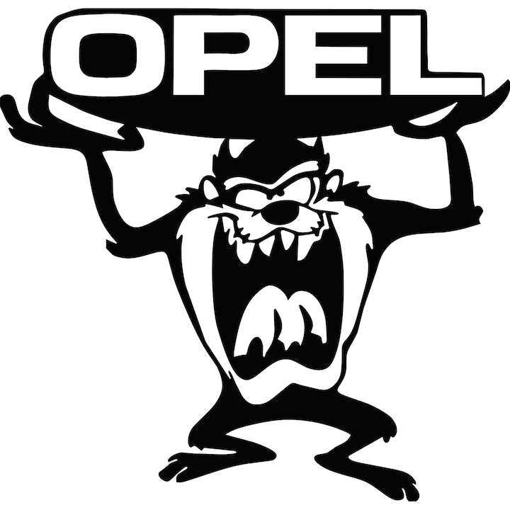 Sticker Auto Opel - Monstru 18+ diverse opel