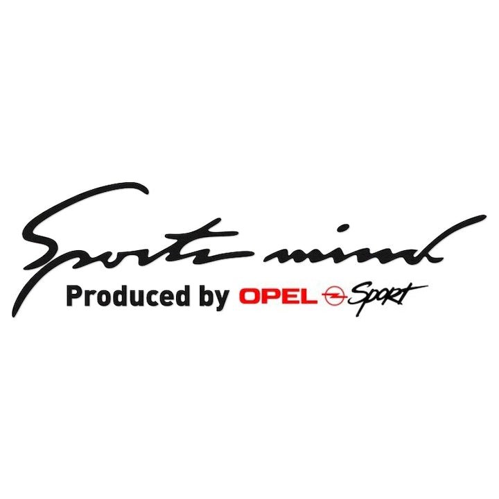 Sticker Auto Opel - Sport Mind Doua Culori 18+ diverse opel