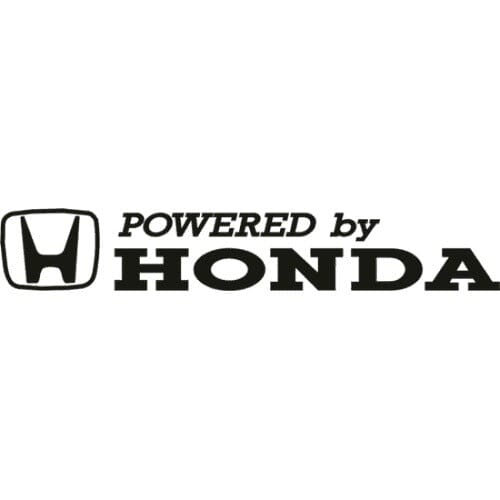 Sticker Auto Powered by Honda diverse honda