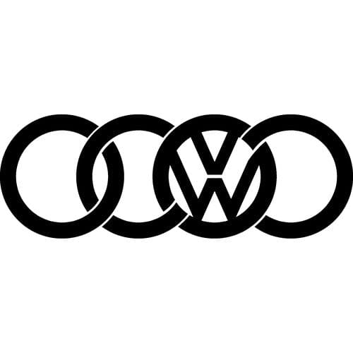 Sticker auto VAG Group audi diverse volkswagen