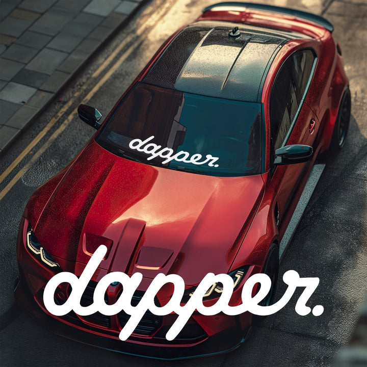 Sticker dapper. diverse parbriz