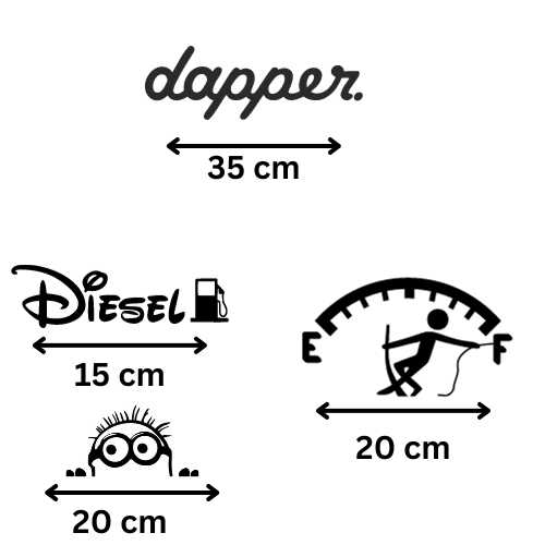 Set Stickere Auto -dapper., Sticker Rezervor, Diesel Disney, Minion stickere auto stickere masini