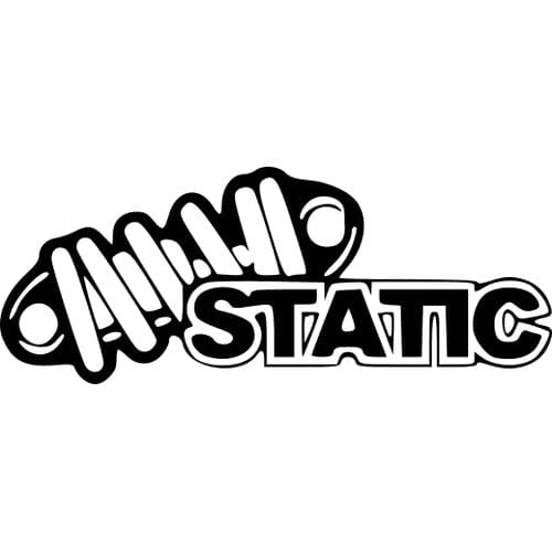 Static auto sticker