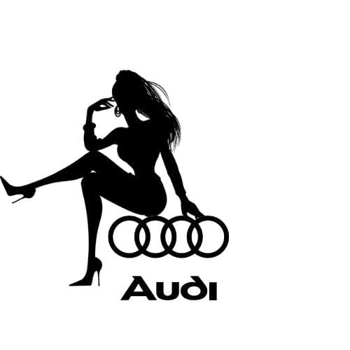 Sticker Auto Audi Sexy