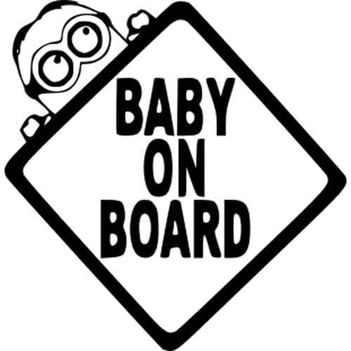 Sticker Auto Baby on Board - Minion