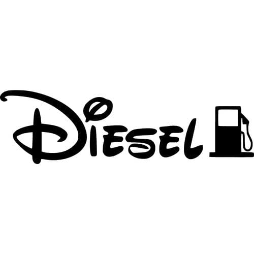 Sticker Auto Diesel Disney