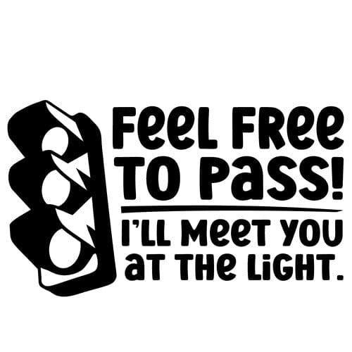 Sticker Auto Meet You At The Light