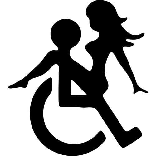 Sticker Handicap Sexy